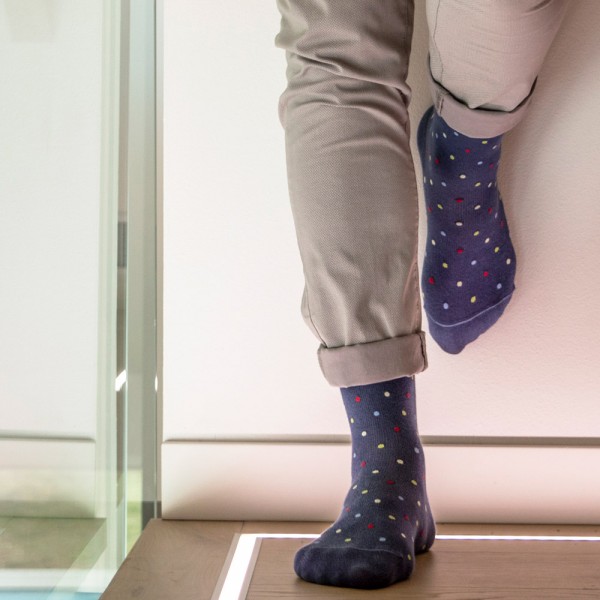 Компресивни чорапи унисекс до коляното Fancy Socks 810 Avio 15-21 mmHg 