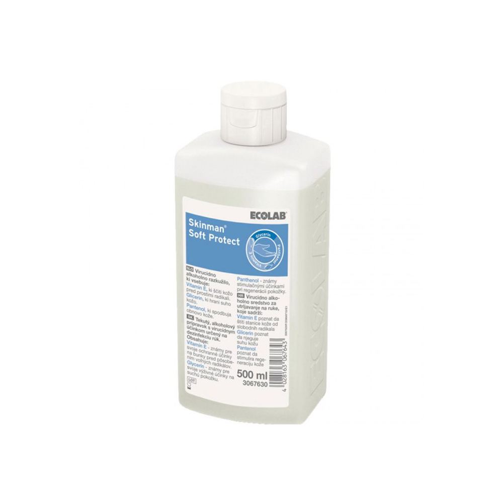 Skinman® Soft Protect 500 ml дезифектант за ръце и кожа