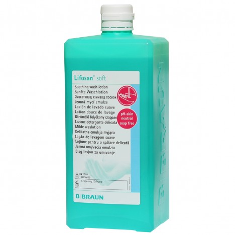 Течен сапун за ръце и тяло ЛИФОЗАН СОФТ / Lifosan-Soft 1000 ml