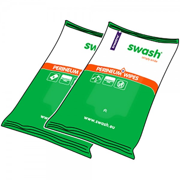 Влажни кърпи при инконтиненция без аромат Swash Perineum X 8