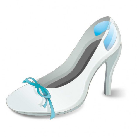 Възглавничка против триене на петата LADYS FEET 370