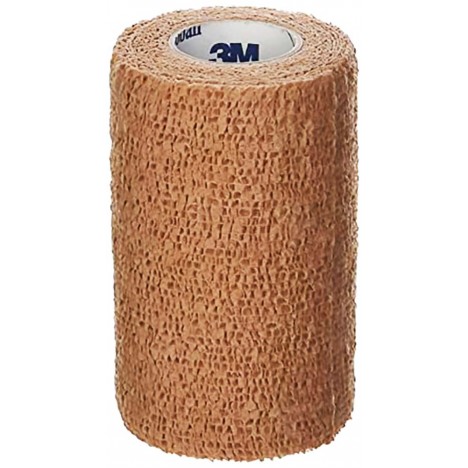 Самозалепващ / кохезивен бинт 3M™ Coban™ 10 cm X 4.5 m (Телесен цвят)