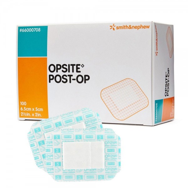 Opsite Post-Op 6.5 X 5см / Опсайт Пост-Оп Водоустойчива превръзка за рани 