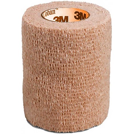 Самозалепващ / кохезивен бинт 3M™ Coban™ 7.5 cm X 4.5 m (Телесен цвят)