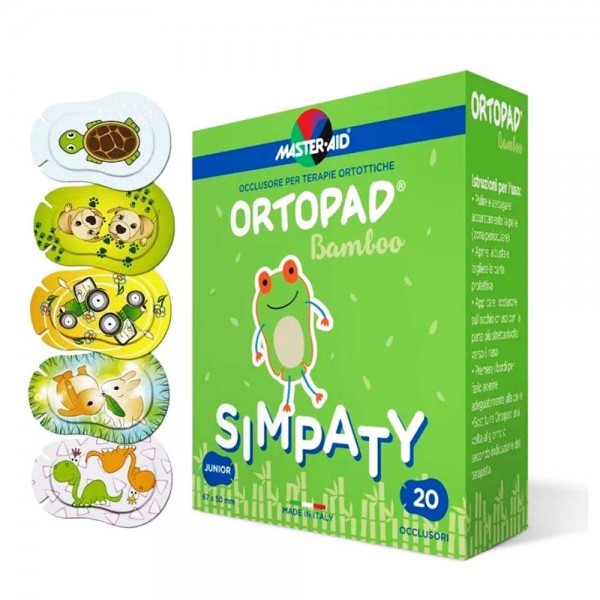 Превръзка за затваряне на окото (обтуратор) Ортопад /Ortopad® Simpaty Medium X 20 Превръзка за затваряне на окото (обтуратор) Ортопад /Ortopad® Simpaty Medium X 20