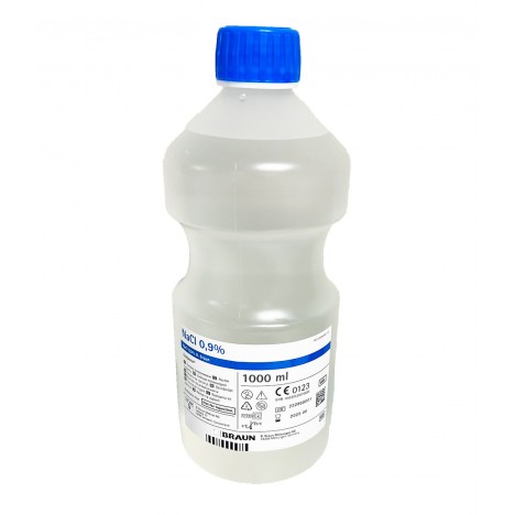 0.9% NaCl Стерилен разтвор за иригация и промивка 1000 ml